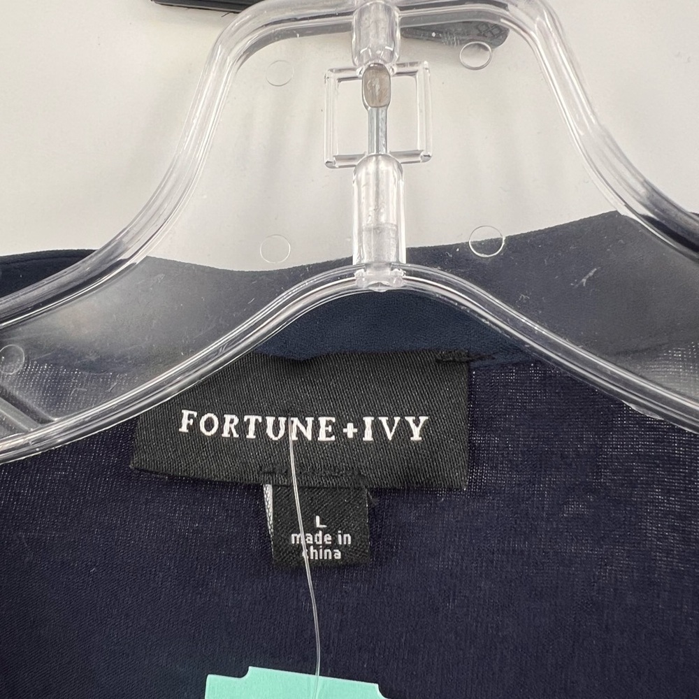 Fortune + ivy new Xiomara blouse size large - Picture 6 of 12